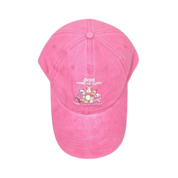 Women’s Pink Dog Hat w/saying - Picture 2 of 5